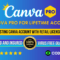 Canva Pro Upgrade Existing Account, Unlimited Design, Template, Brandkit, Lifetime Membership.
