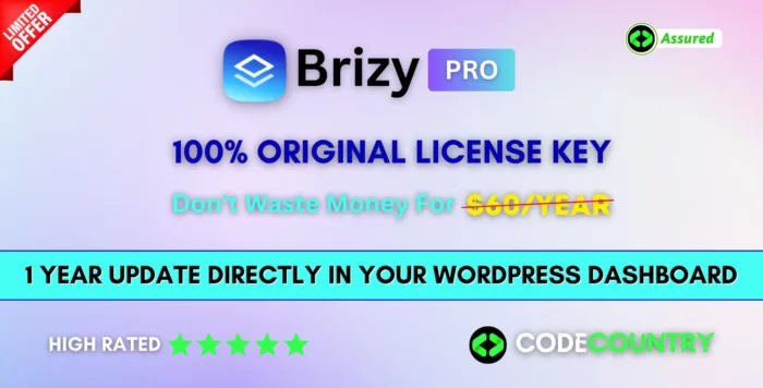 Brizy Pro With Original License Key