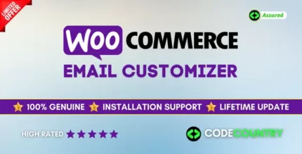 Email Customizer for WooCommerce WordPress Plugin With Lifetime Update.