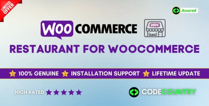 Restaurant for WooCommerce