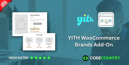 YITH WooCommerce Brands Add-On WordPress Plugin With Lifetime Update