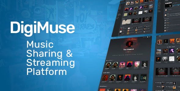 DigiMuse 1.122 Music Streaming Platform PHP Script With Lifetime Update