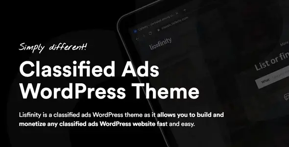 Lisfinity Classified Ads WordPress Theme With Lifetime Update.