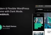 Newsblock 1.2.3 News & Magazine WordPress Theme with Dark Mode With Lifetime Update.