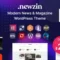 Newzin 1.0.3 WordPress Newspaper & Magazine Theme With Lifetime Update.
