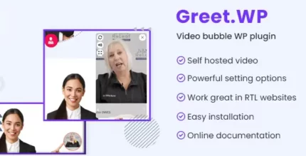 Greet.wp 1.1 Video bubble WordPress plugin With Lifetime Update.