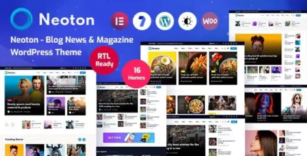 Neoton 4.0.0 News Magazine WordPress Theme With Lifetime Update.