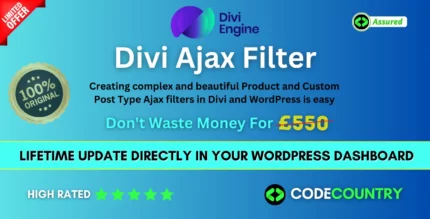 Divi Ajax Filter With Original License Key