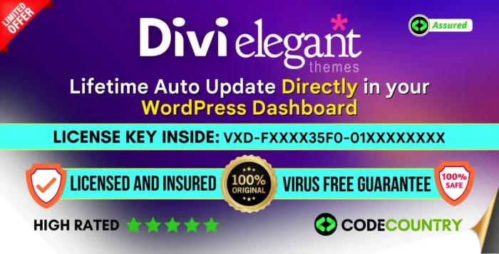 DIVI Elegant Themes With Original License Key
