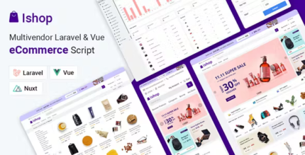 Ishop Multivendor Laravel & Vue eCommerce CMS