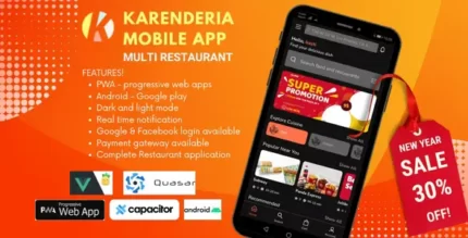 Karenderia Mobile App Multi Restaurant - CodeCanyon Item for Sale