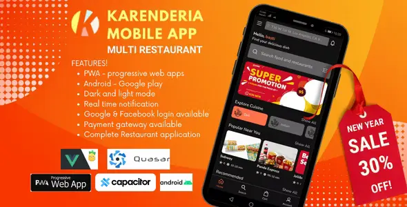 Karenderia Mobile App Multi Restaurant - CodeCanyon Item for Sale