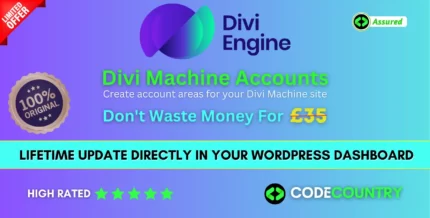 Divi Machine Accounts With Original License Key