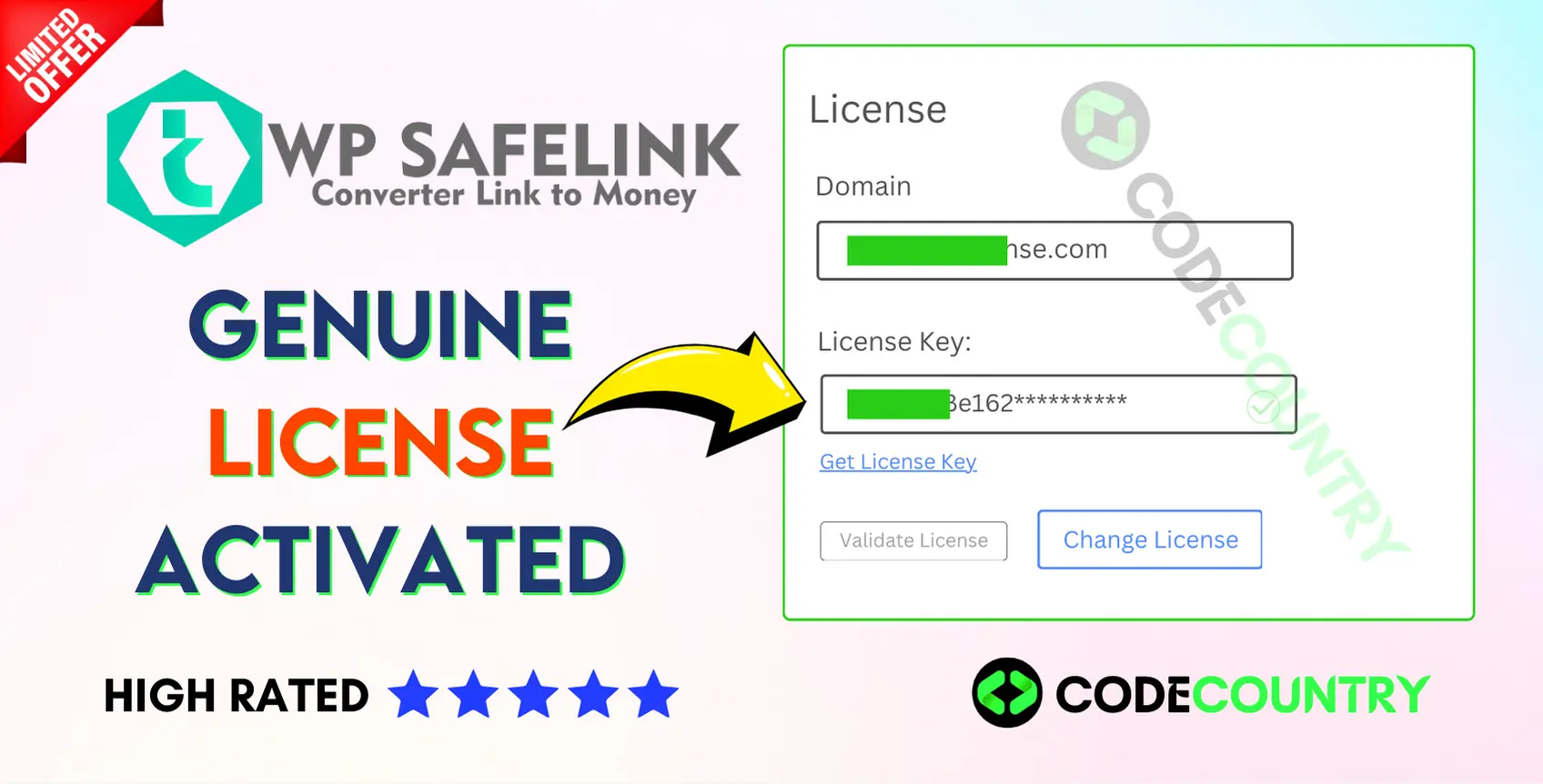 WP Safelink With Original License Key