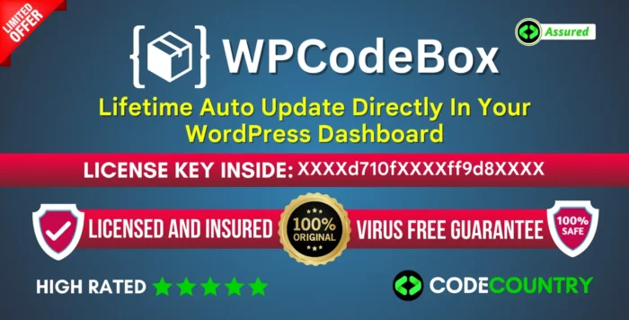 WPCodeBox With Original License Key