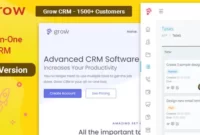 Grow CRM SaaS Laravel