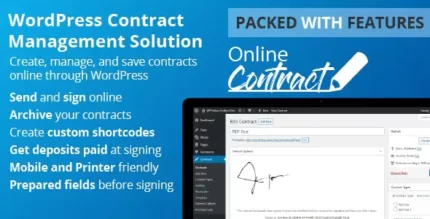 WP Online Contract 5.1.4 WordPress Plugin With Lifetime Update.