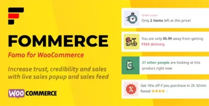 Fommerce WooCommerce Notification