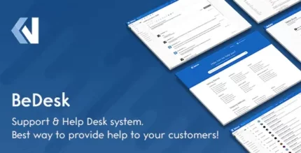 BeDesk 1.3.6 Customer Support Software & Helpdesk Ticketing System With Lifetime Update.