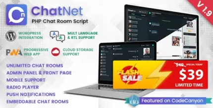ChatNet - PHP Chat Room & Private Chat Script - CodeCanyon Item for Sale