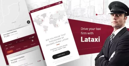 LaTaxi On Demand Taxi Booking Application Script With Lifetime Update.