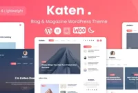 Katen 1.0.5 Blog & Magazine WordPress Theme With Lifetime Update.