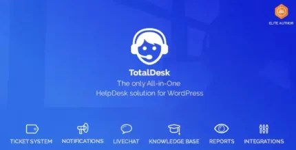 TotalDesk 1.3.70 Helpdesk, Live Chat, Knowledge Base & Ticket System