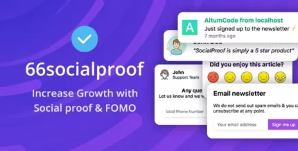 66socialproof 25.0.0 Social Proof & FOMO Widgets Notifications