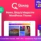 Qoxag 2.0.7 WordPress News Magazine Theme With Lifetime Update.