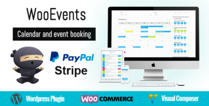 WooEvents 4.0.1 Calendar and Events Booking WordPress Plugin With Lifetime Update.