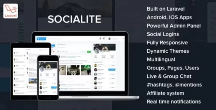 Socialite 3.1 Laravel Social Network Script With Lifetime Update.