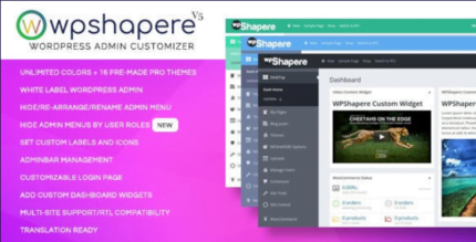 Wordpress Admin Theme - WPShapere