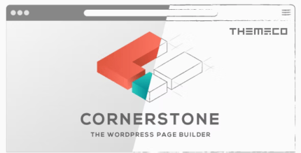 Cornerstone 7.3.6 The WordPress Page Builder With Lifetime Update.