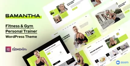 Samantha - Personal Trainer & Fitness WordPress Theme