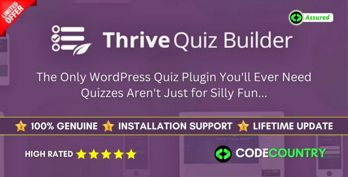 Thrive Quiz Builder Quizzes Aren't Just For Silly Fun With Lifetime Update.