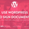 WP E-Signature + Business Addon