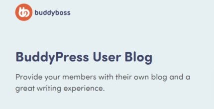 BuddyPress User Blog