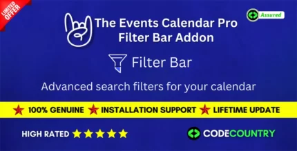 The Events Calendar Pro Filter Bar Addon