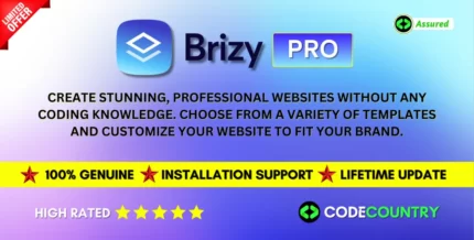 Brizy Pro 2.4.25 Wordpress Plugin With Lifetime Update.