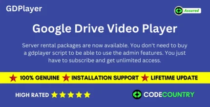 GDPlayer.To Google Drive Video Player PHP System