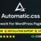 Automatic.css Utility Framework for WordPress Page Builders