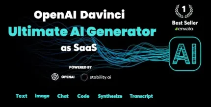 OpenAI Davinci - AI Writing Assistant and Content Creator as SaaS