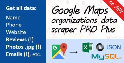 Google Maps Data Scraper PRO plus