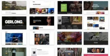 Gerlong - Responsive One & Multi Page Portfolio Theme