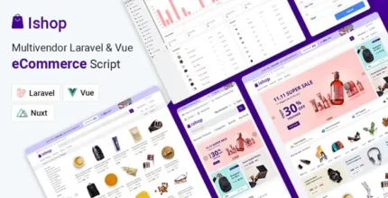 Ishop - Multivendor Laravel & Vue eCommerce CMS