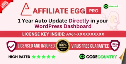Affiliate Egg Pro With Original License Key