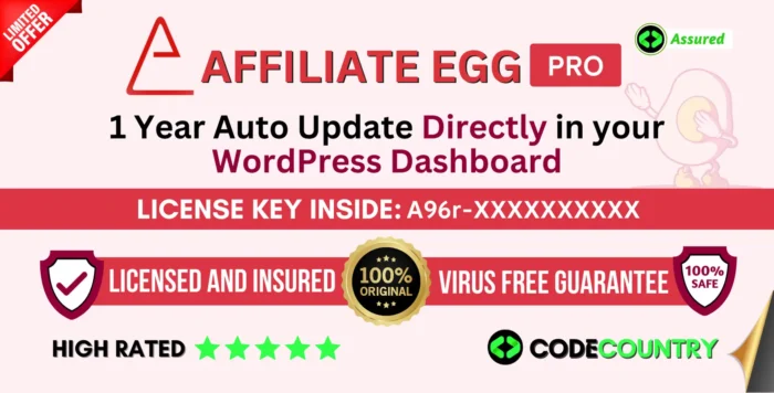 Affiliate Egg Pro With Original License Key
