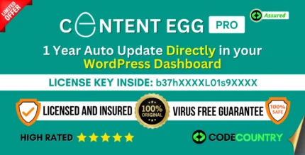 Content Egg Pro With Original License Key