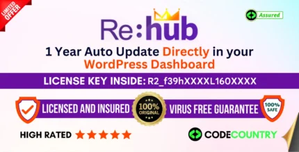 REHub WordPress Theme With License Key