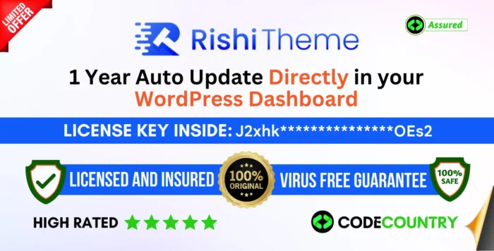 Rishi Theme With Original License Key